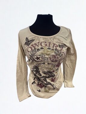 Bit & Bridle Cowgirl Graphic Long Sleeve